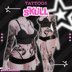 💀 Skull Tatts | Vrbase Egirl