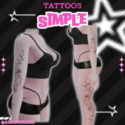 🖊️ Simple Tatts | Vrbase Egirl