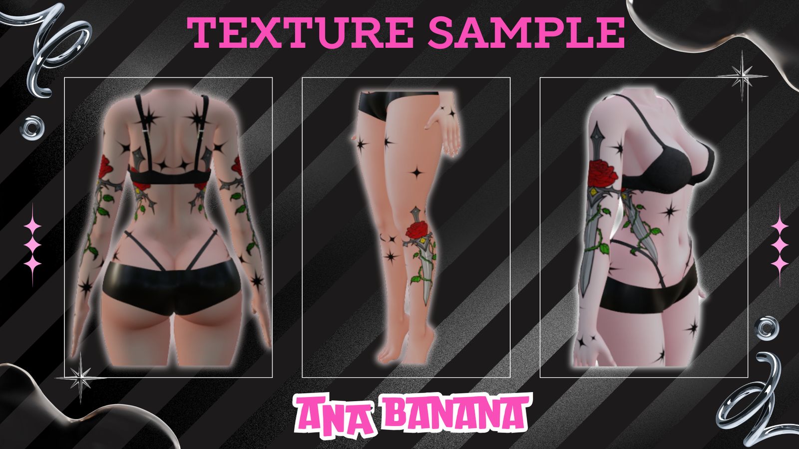 ⚔️ Swords Tatts | Vrbase Egirl