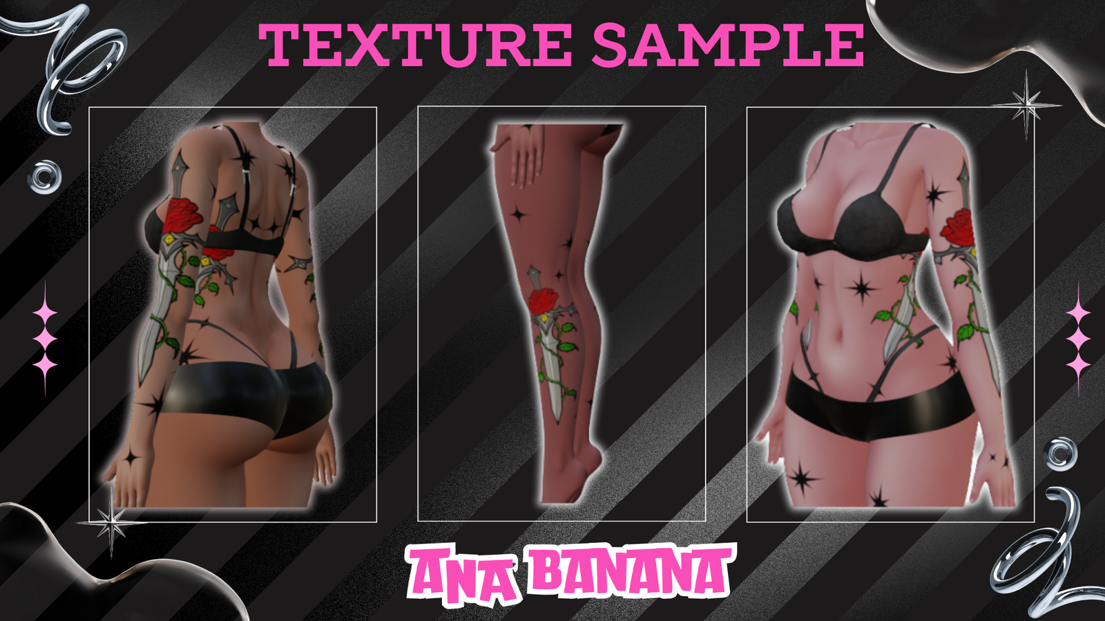 ⚔️ Swords Tatts | Vrbase Egirl