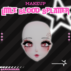 🩸 Little Blood Splatter Makeup | Cici