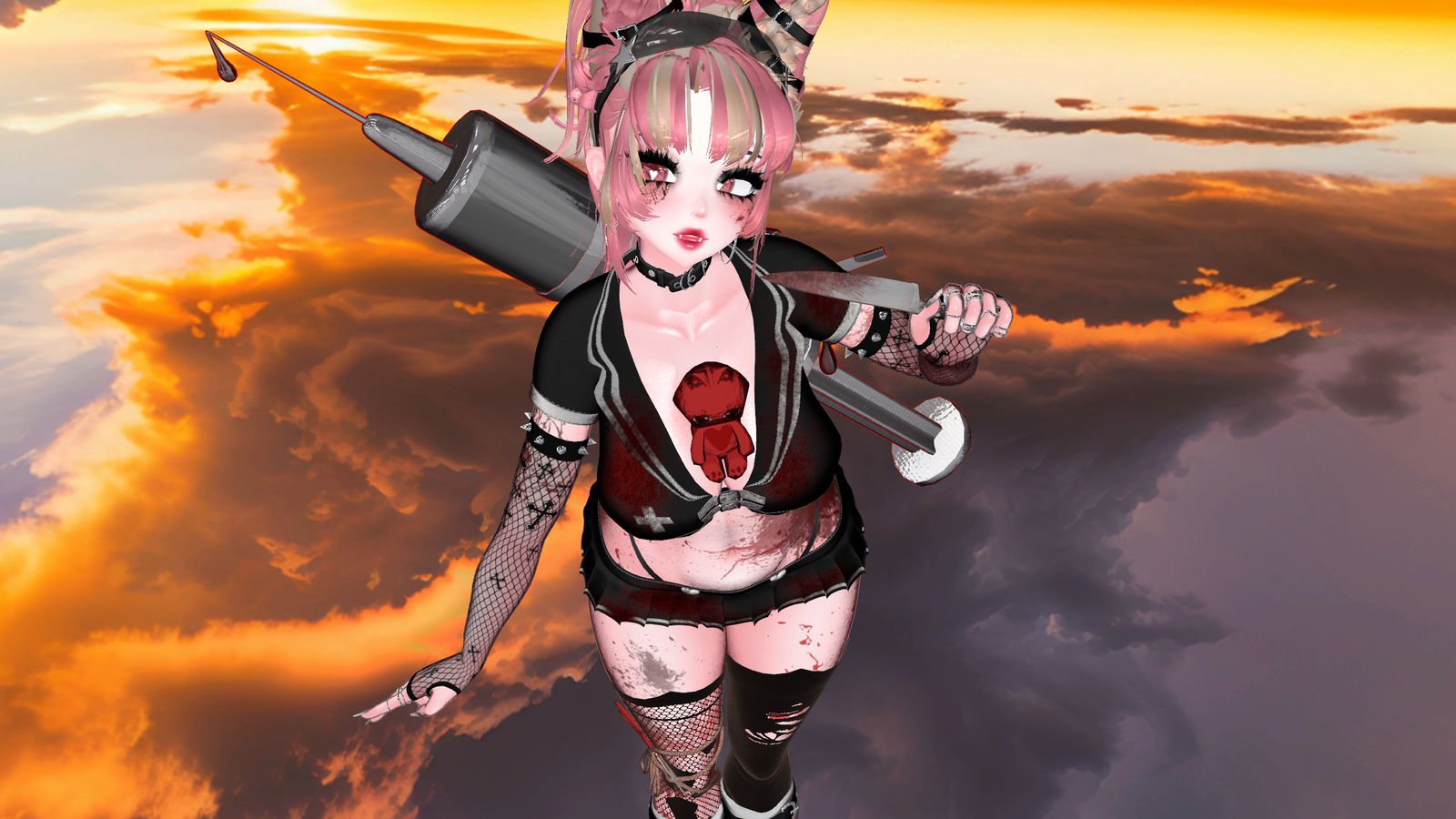 🔪 Koko the Yandere Nurse| Vrcft + Pc + Quest