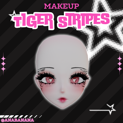 🐯 Tiger Stripes Makeup | Cici 
