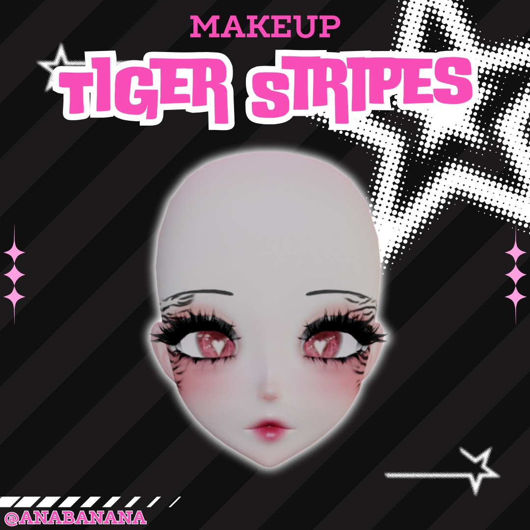 🐯 Tiger Stripes Makeup | Cici