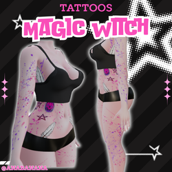 🧙‍♀️ Magic Witch Tatts | Vrbase Egirl