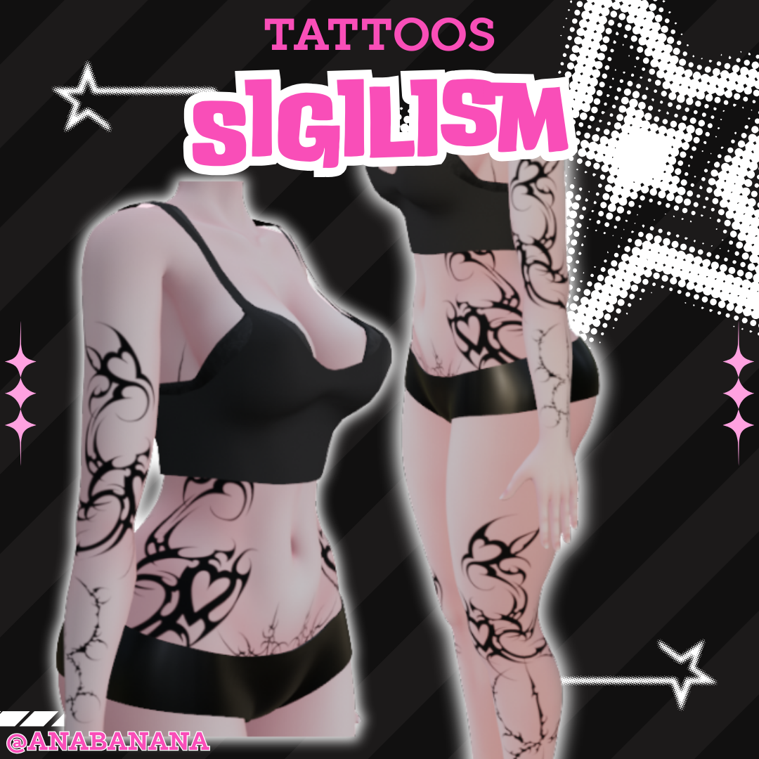 🖤 Sigilism Tatts | Vrbase Egirl