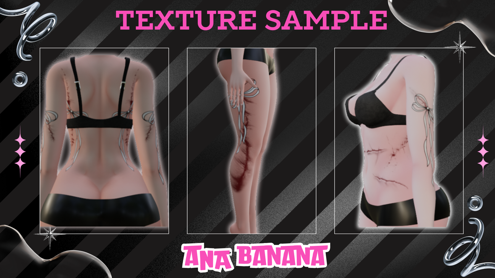 🎀 Bloody Bows Tatts | Vrbase Egirl