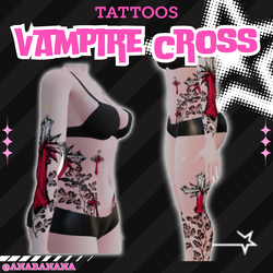 🧛 Vampire Cross Tatts | Vrbase Egirl