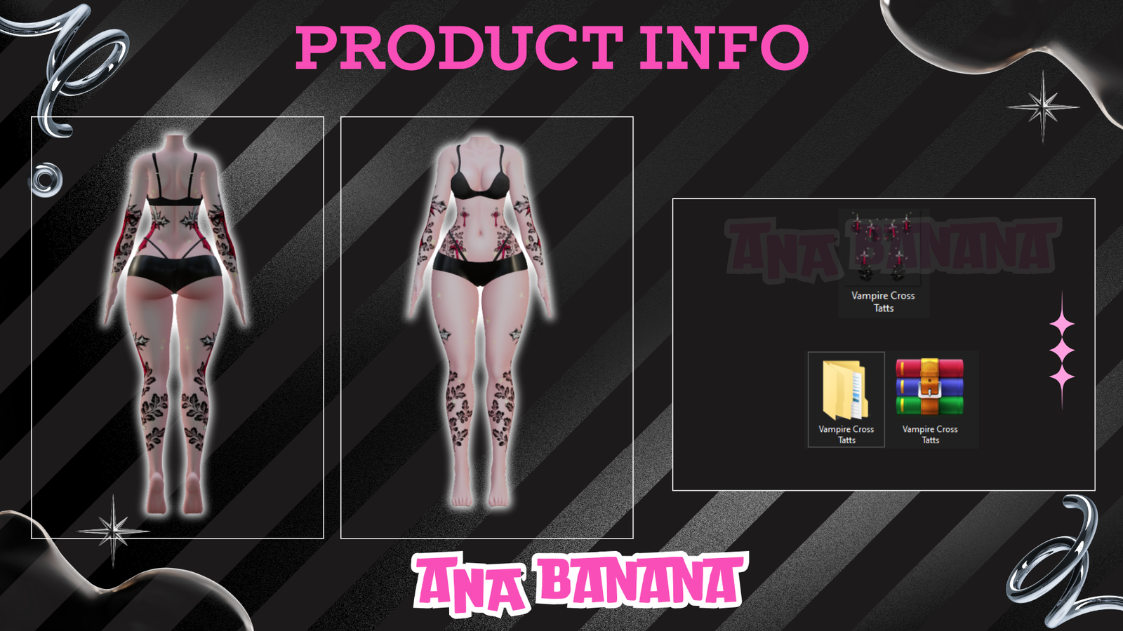🧛 Vampire Cross Tatts | Vrbase Egirl