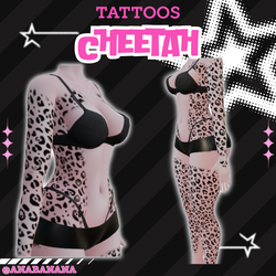🐆 Cheetah Skin Tatts | Vrbase Egirl