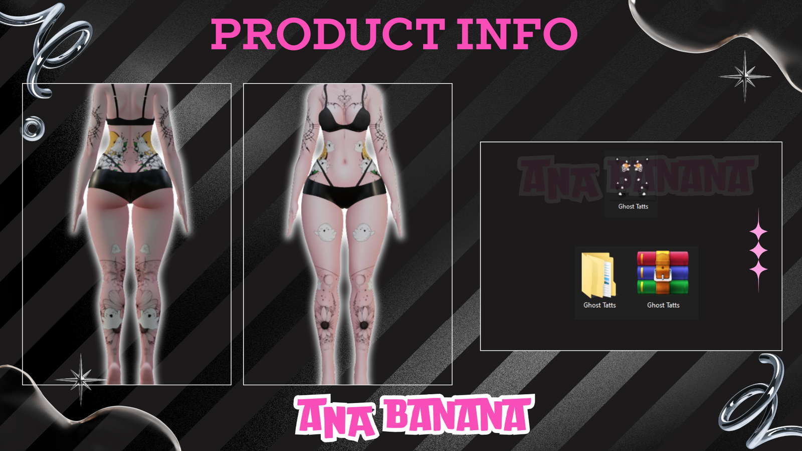👻 Ghost Tatts | Vrbase Egirl