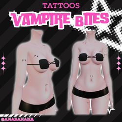 🧛 Vampire Bites Tatts | Vrbase Egirl