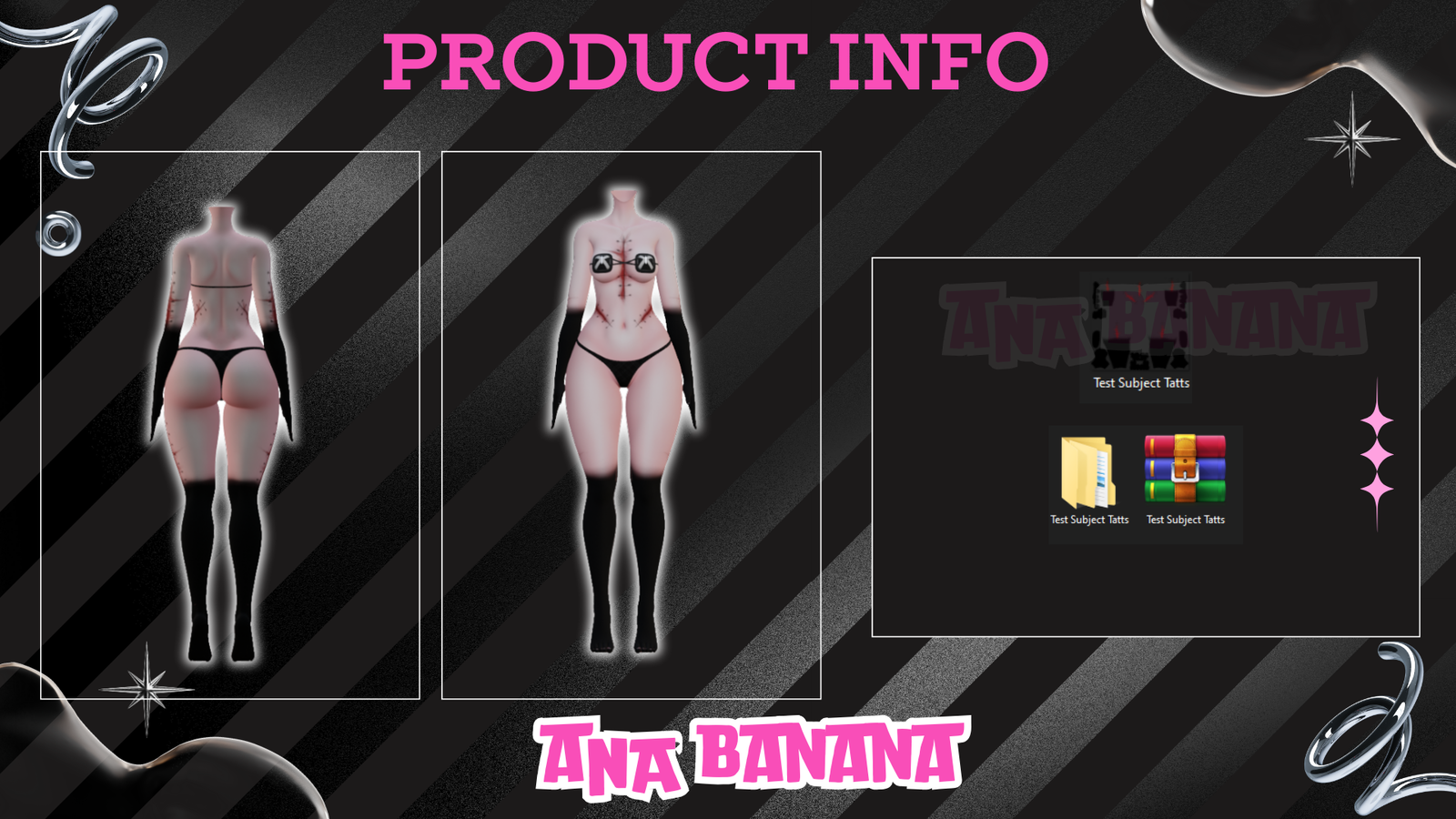 🧪 Test Subject Tatts | Vrbase Egirl