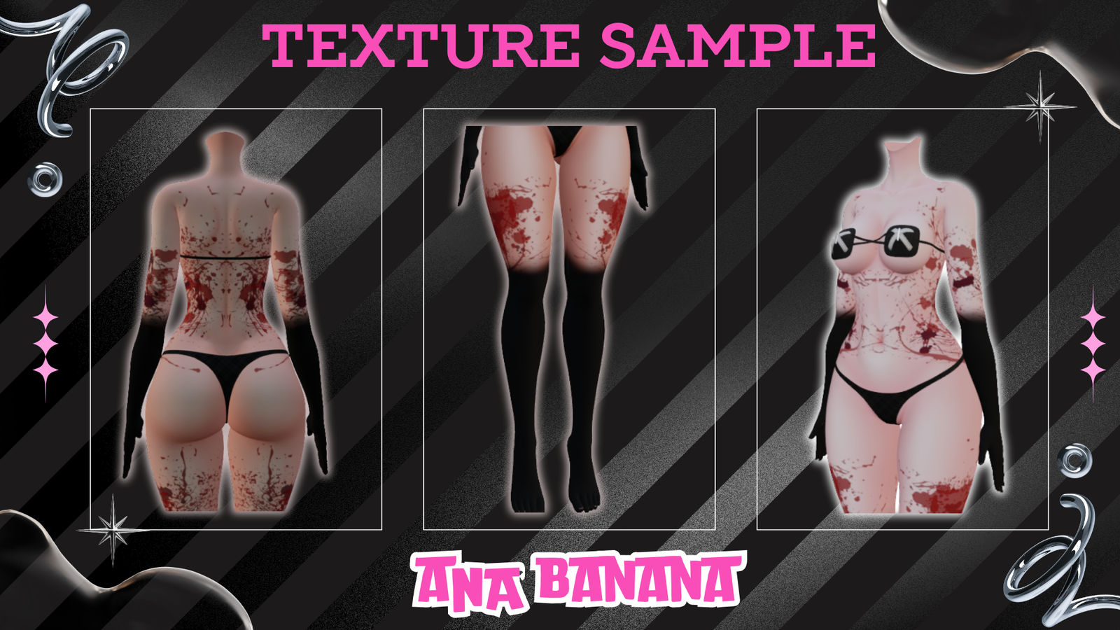 🩸 Bloody Demons Tatts | Vrbase Egirl