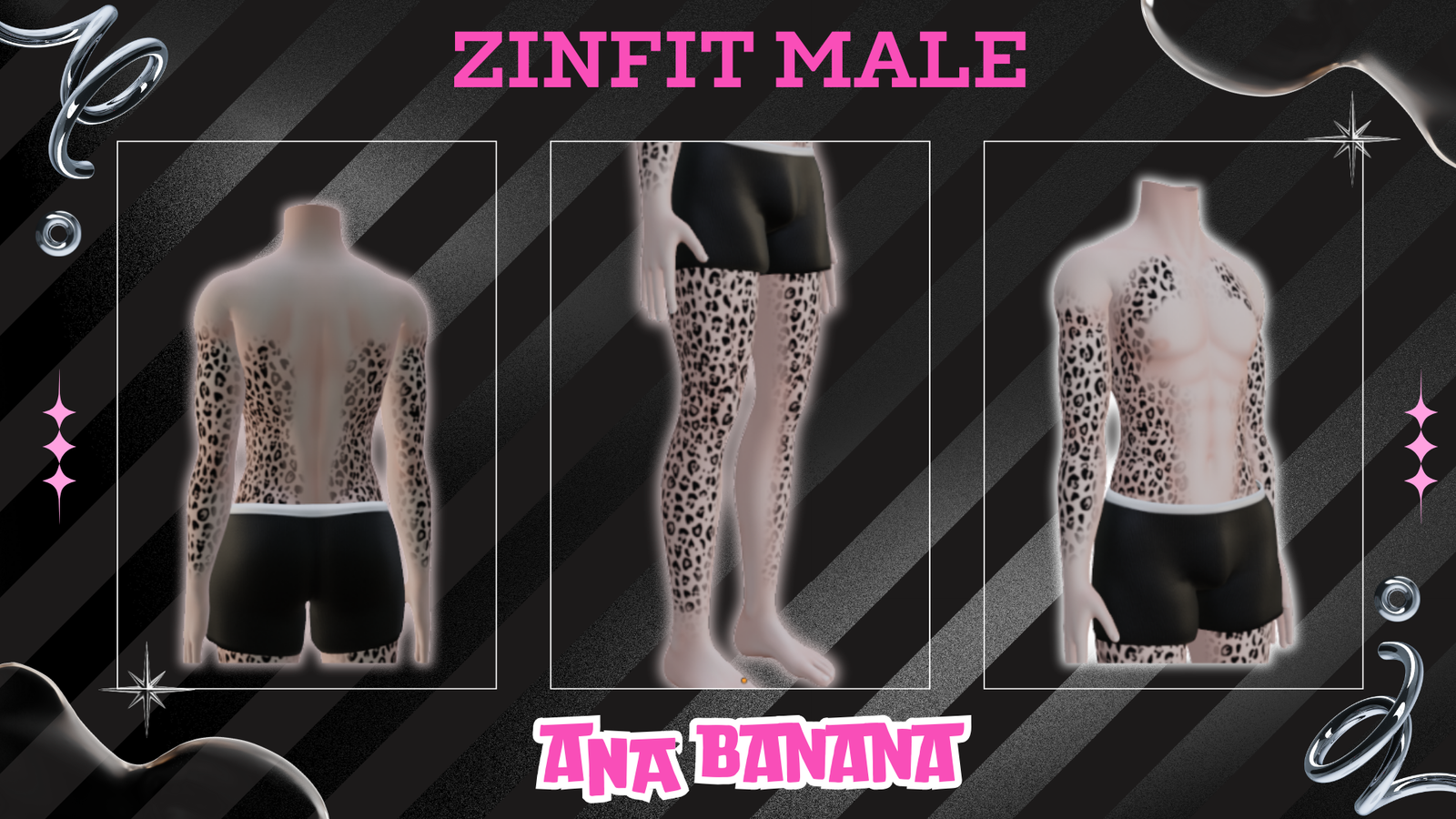 🐆 Cheetah Tatts | Egirl + Akii V1 + Zinfit F/M
