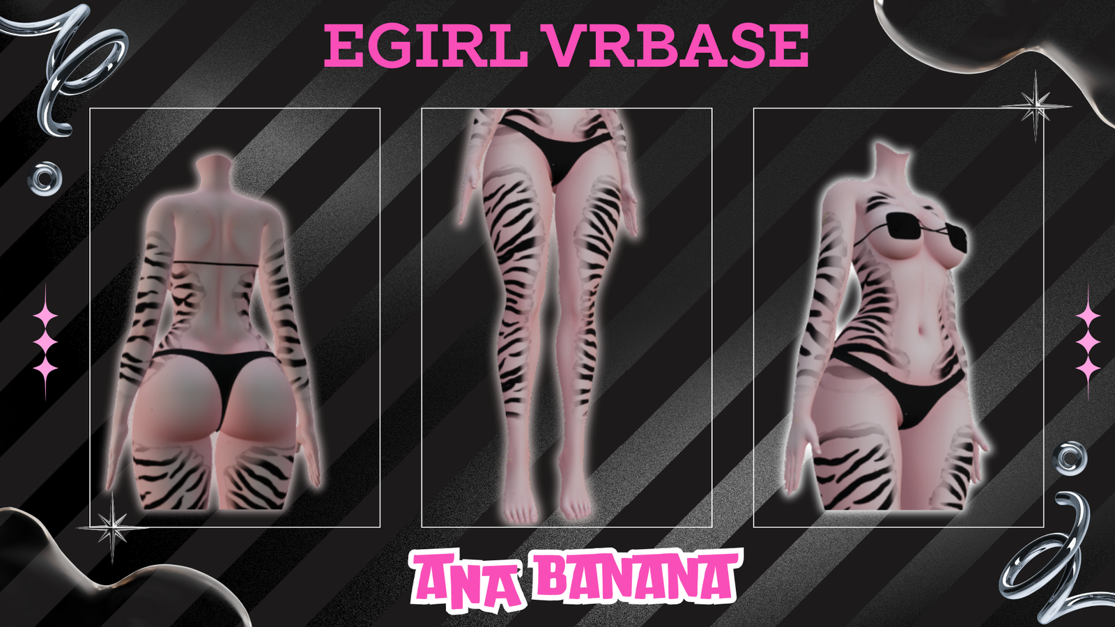 🐅 Tiger Tatts | Egirl + Akii V1 + Zinfit F/M