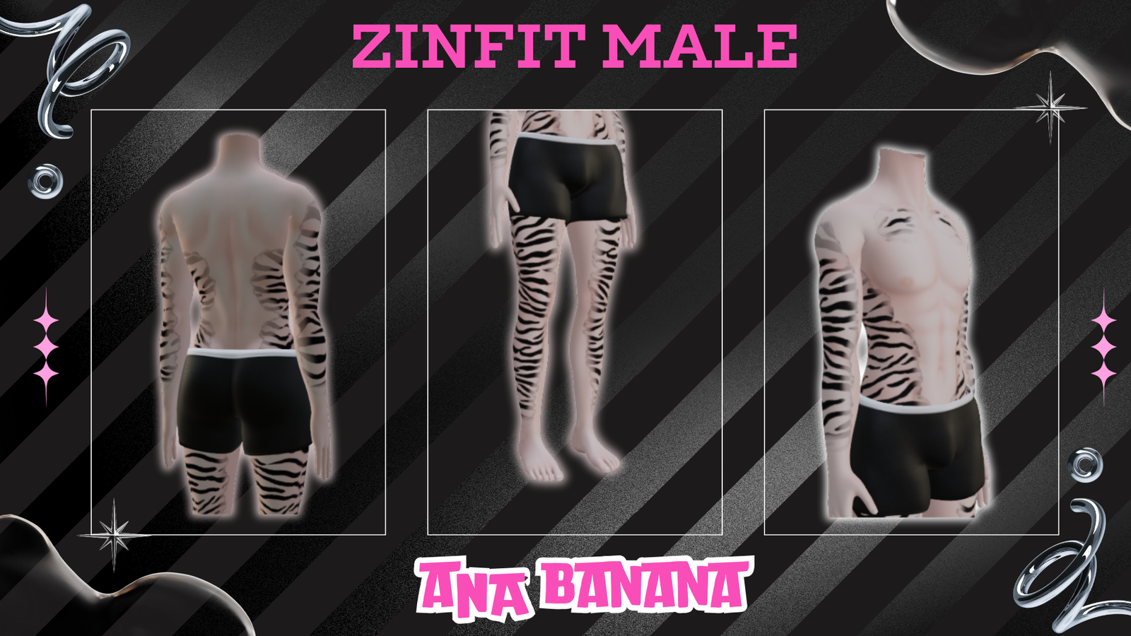 🐅 Tiger Tatts | Egirl + Akii V1 + Zinfit F/M