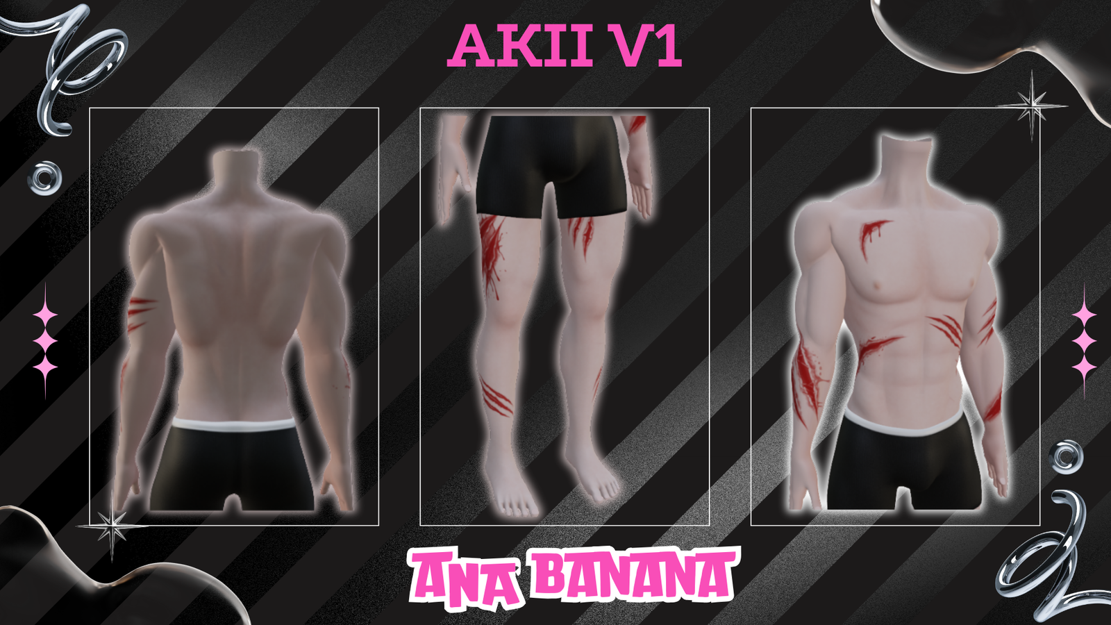 🐺 Werewolf Marks V1 Tatts | Egirl + Akii V1 + Zinfit F/M