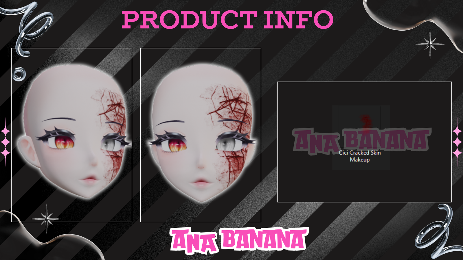 🩸 Cracked Skin Makeup | Cici