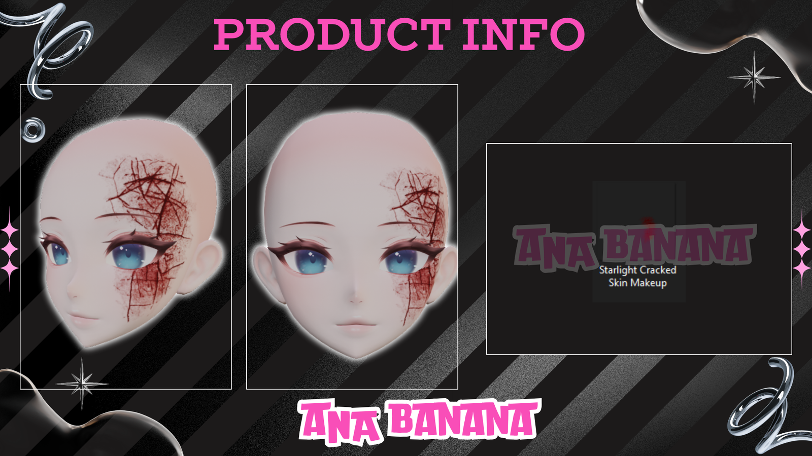 🩸 Cracked Skin Makeup | Starlight