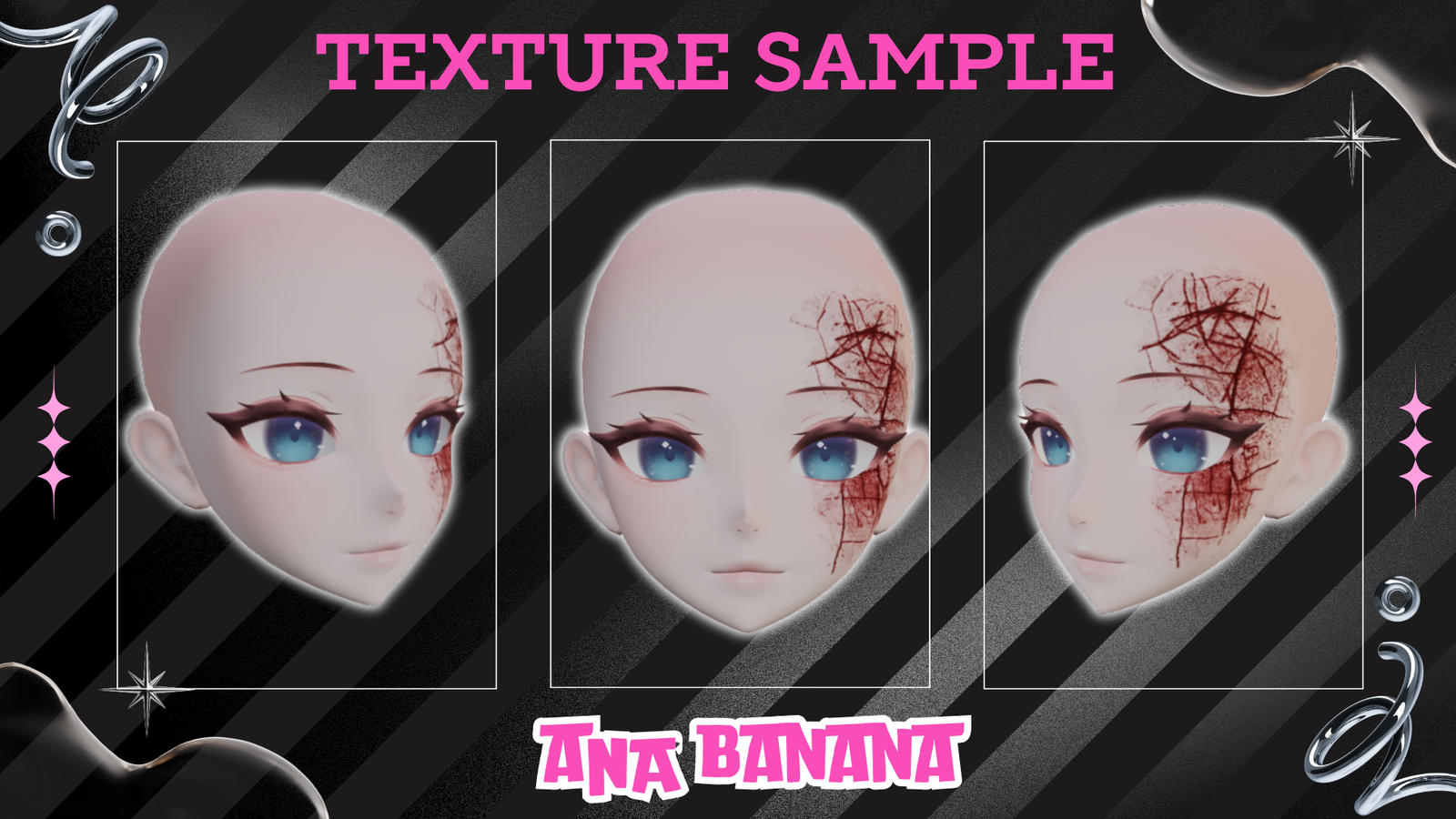 🩸 Cracked Skin Makeup | Starlight