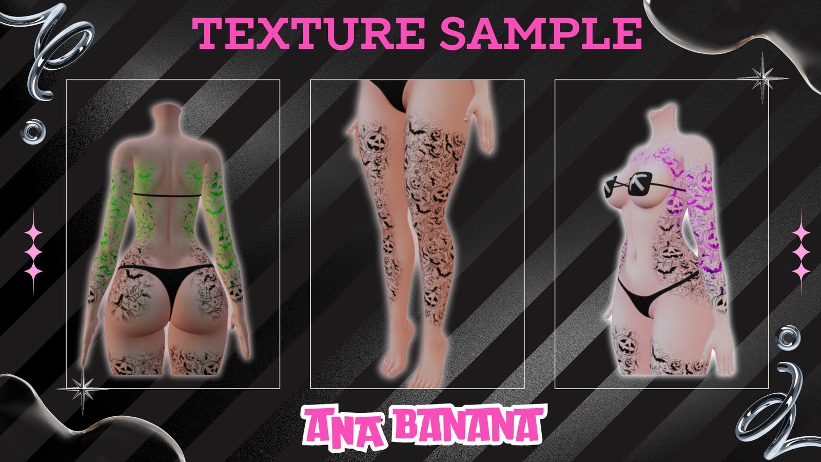 🎃 Pumpkin Bash Tatts | Vrbase Egirl