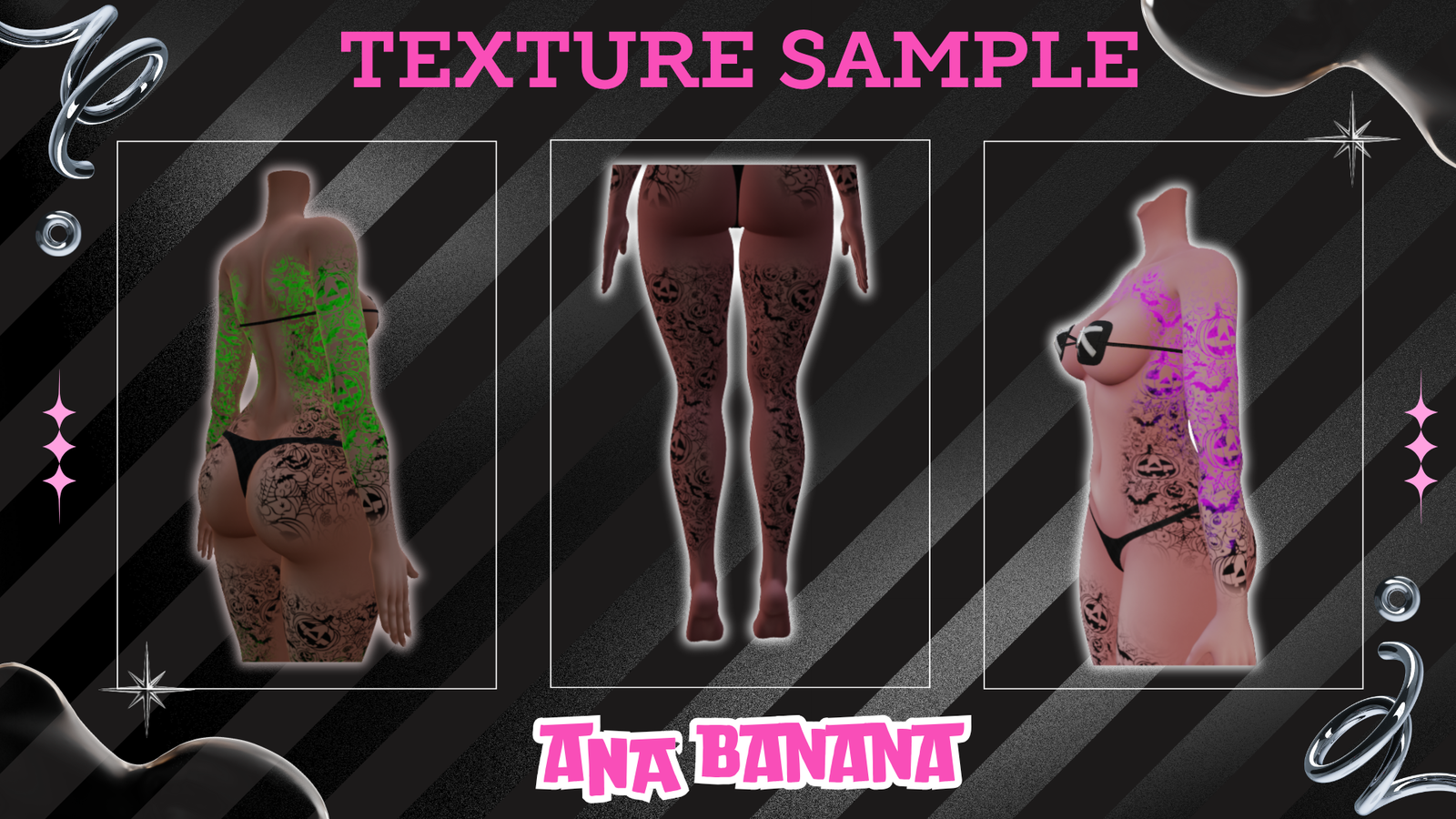 🎃 Pumpkin Bash Tatts | Vrbase Egirl