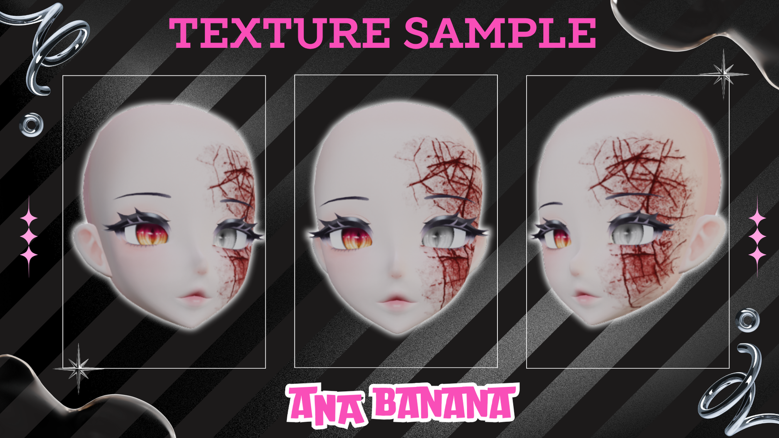🩸 Cracked Skin Makeup | Cici + Starlight
