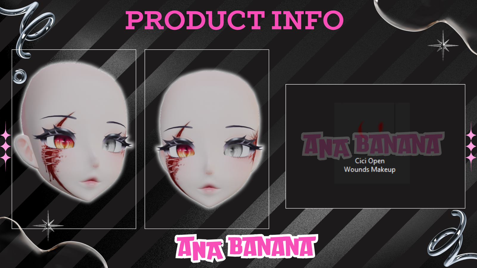 🩹 Open Wounds Makeup | Cici + Starlight