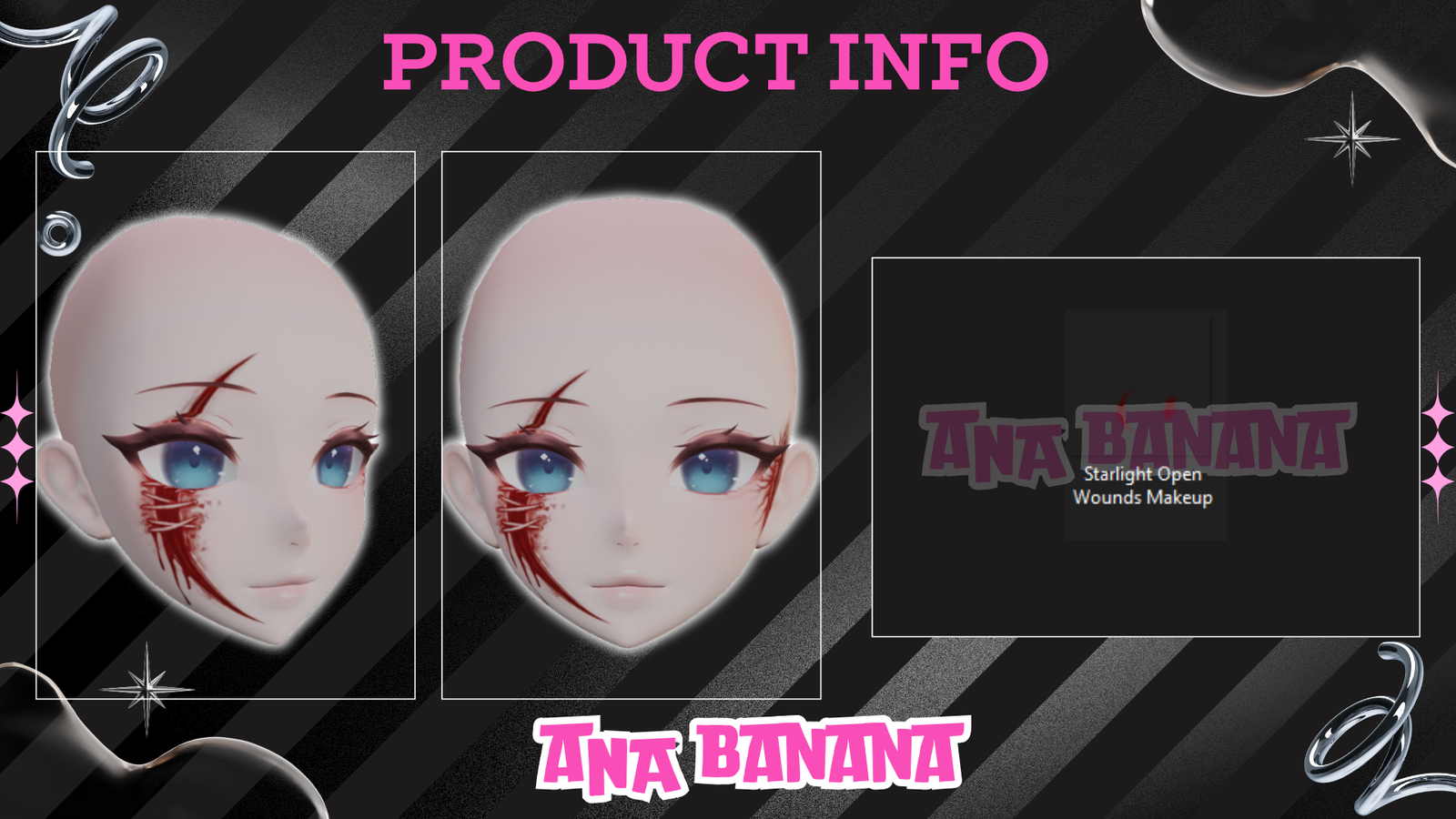 🩹 Open Wounds Makeup | Cici + Starlight