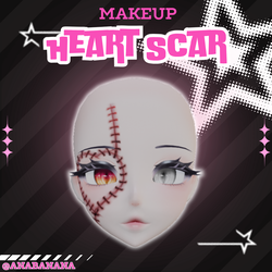 ❤️ Heart Scar Makeup | Cici 