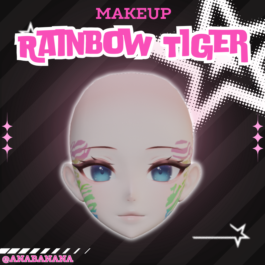 🌈 Rainbow Tiger Makeup | Starlight