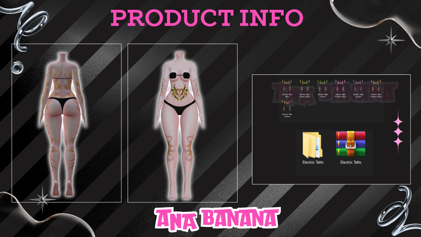 ⚡ Electric Tatts | Vrbase Egirl