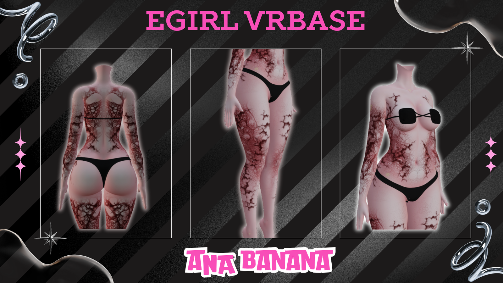 🧟 Infected Tatts | Egirl + Akii V1 + Zinfit F/M