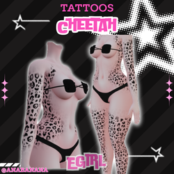 🐆 Cheetah Tatts | Egirl 