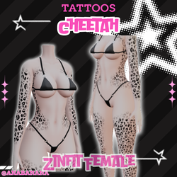 🐆 Cheetah Tatts | Zinfit Female