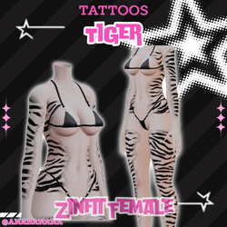 🐅 Tiger Tatts | Zinfit Female