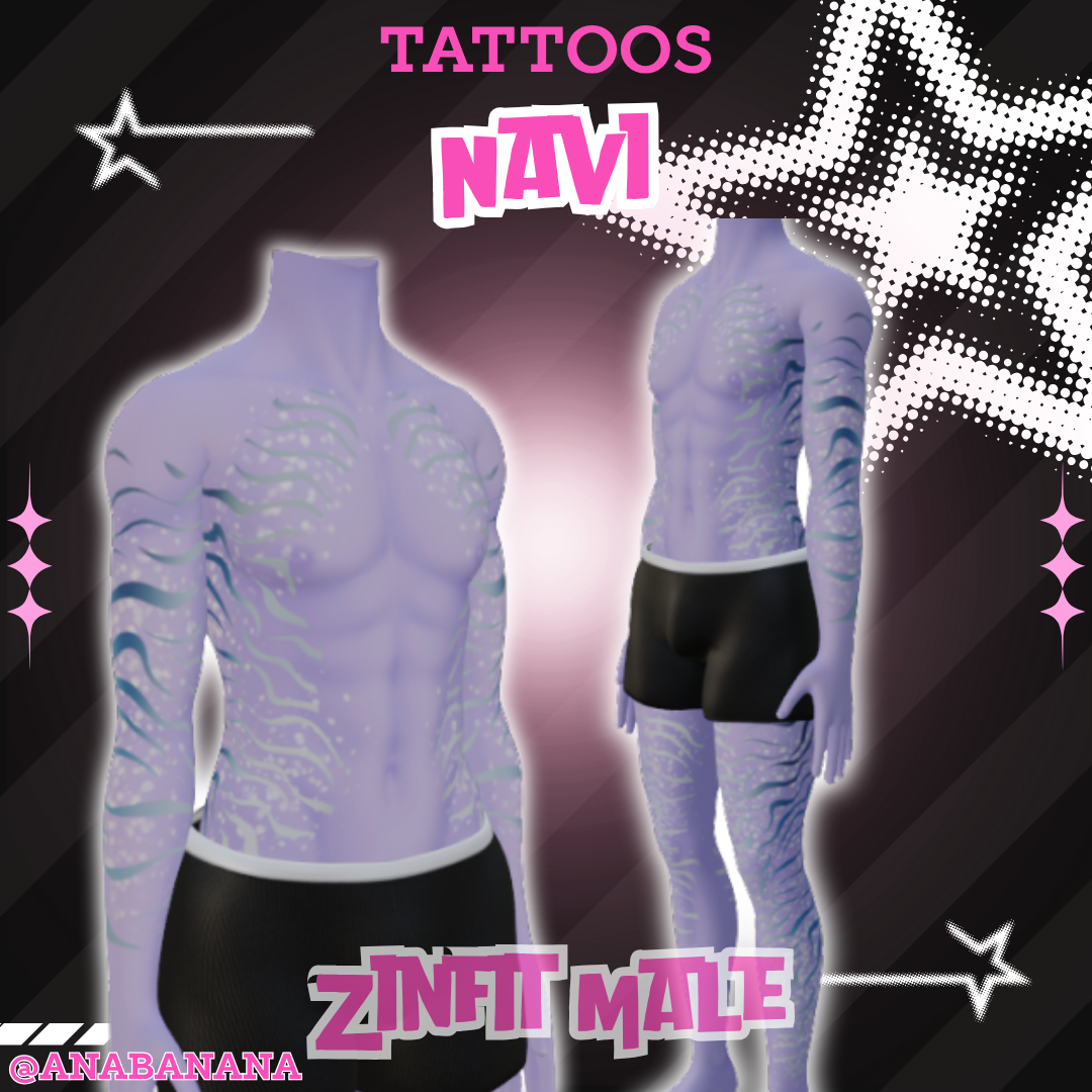 💙 Navi Tatts | Zinfit Male