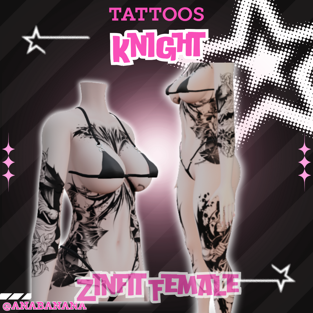 ⚔️ Knight Tatts | Zinfit Female