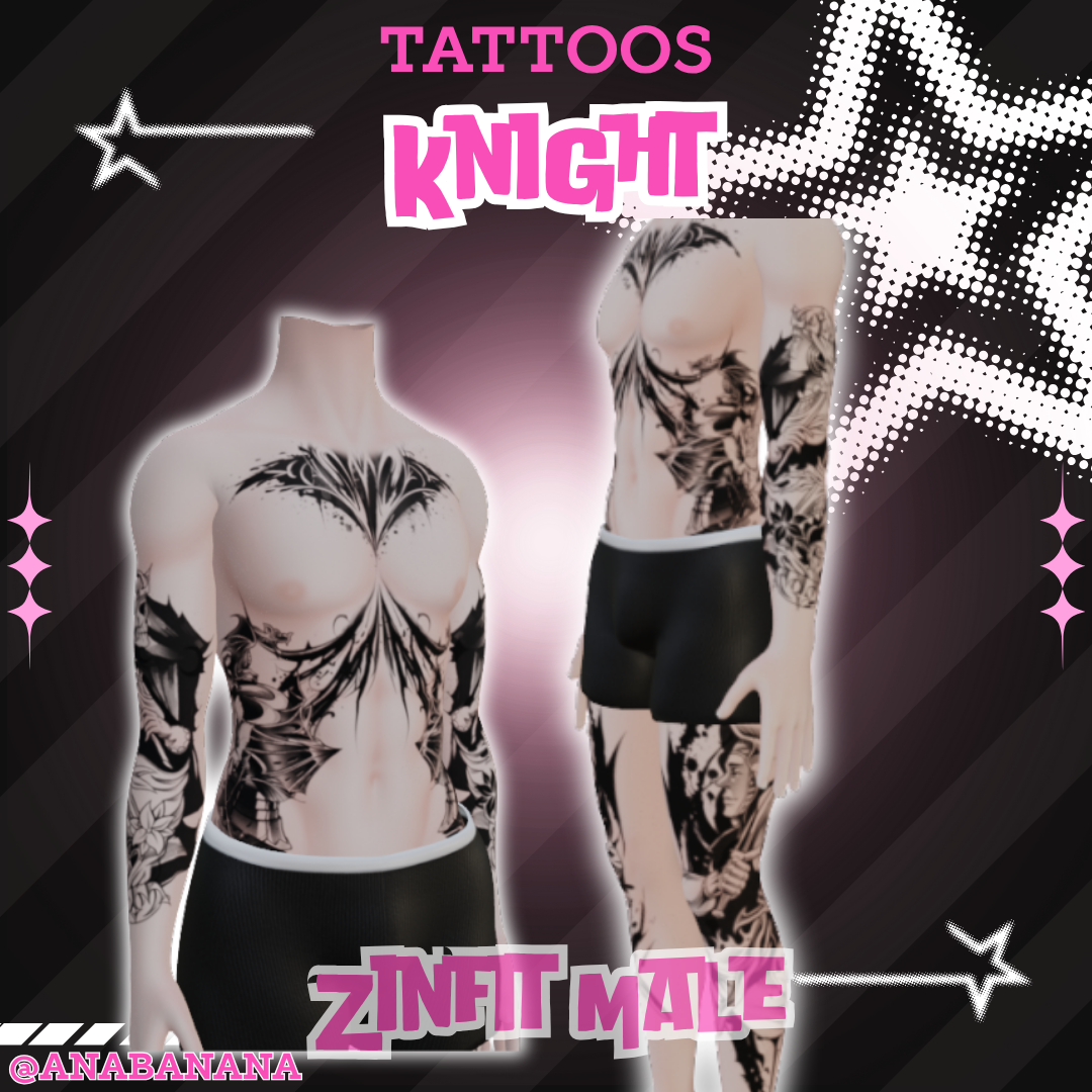 ⚔️ Knight Tatts | Zinfit Male