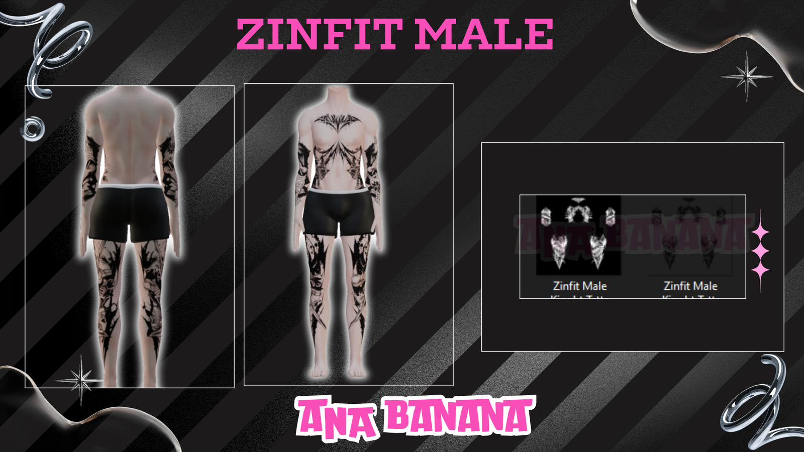 ⚔️ Knight Tatts | Zinfit Male