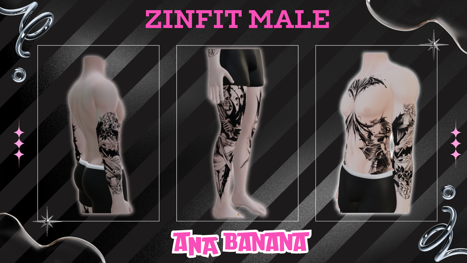 ⚔️ Knight Tatts | Zinfit Male