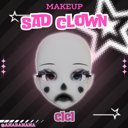π€‘ Sad Clown Makeup | Cici
