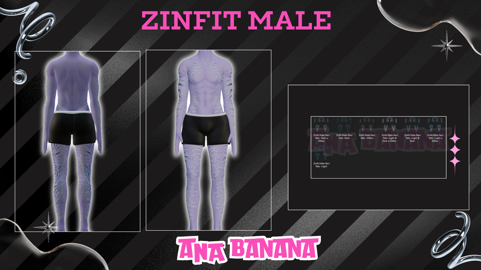 💙 Navi Tatts | Egirl + Akii V1 + Zinfit F/M