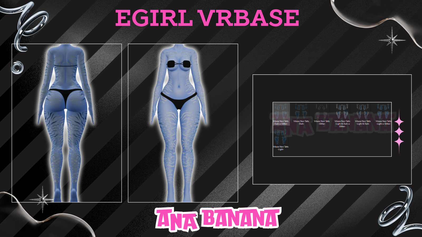 💙 Navi Tatts | Egirl + Akii V1 + Zinfit F/M
