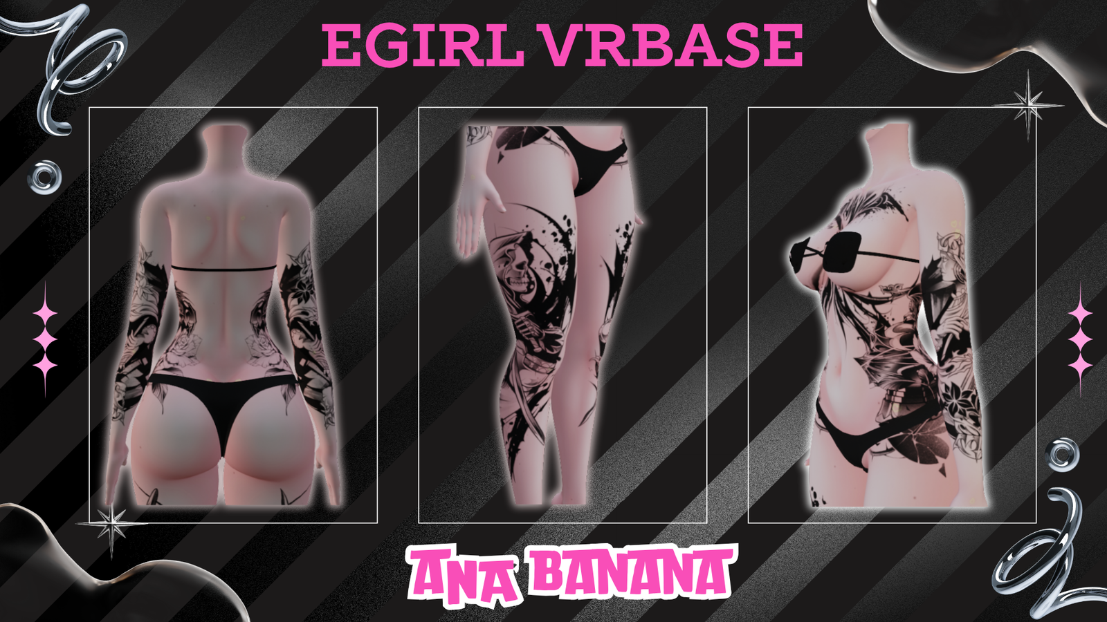 ⚔️ Knight Tatts | Egirl + Akii V1 + Zinfit F/M