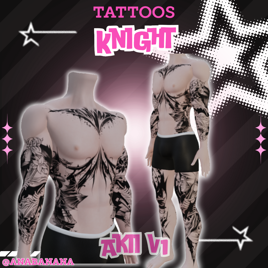 ⚔️ Knight Tatts | Egirl + Akii V1 + Zinfit F/M