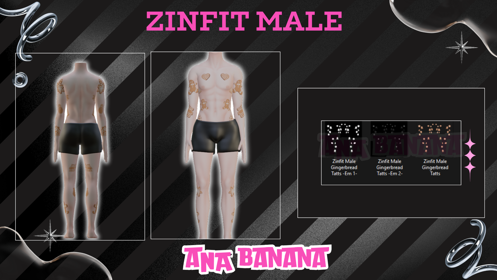 🍪 Gingerbread Tatts | Vrbase + Akii + Zinfit F/M