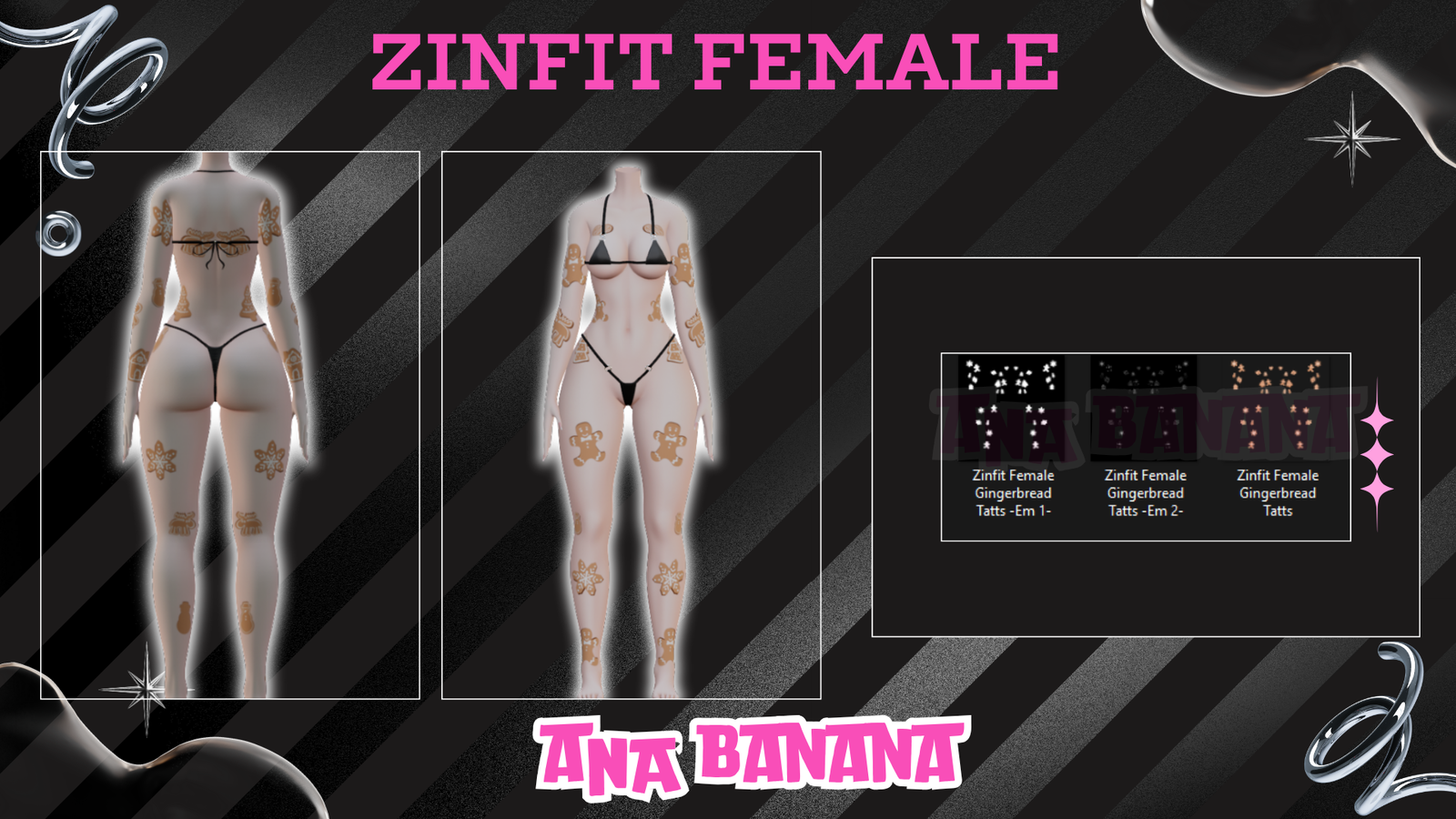 🍪 Gingerbread Tatts | Vrbase + Akii + Zinfit F/M