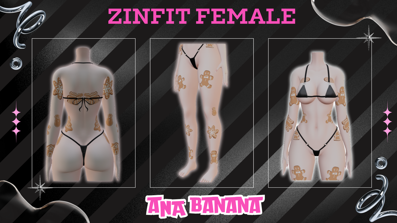 🍪 Gingerbread Tatts | Vrbase + Akii + Zinfit F/M